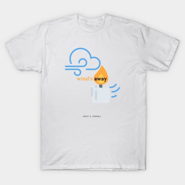 WIND'S AWAY (Light) T-Shirt by A. R. OLIVIERI